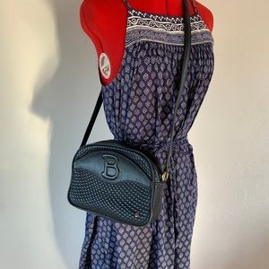 Vintage Bally quilted leather bag.